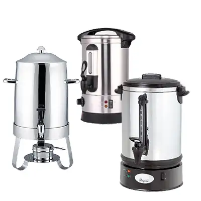 Tea and coffee urns