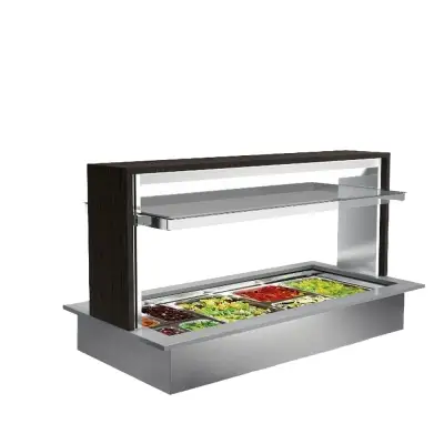 Drop-in buffet gastronomy display Drop-in buffet gastronomy display