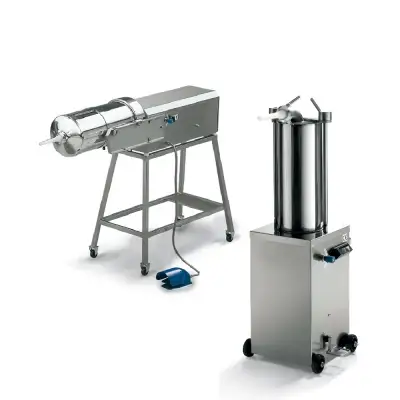 Hydraulic meat stuffers