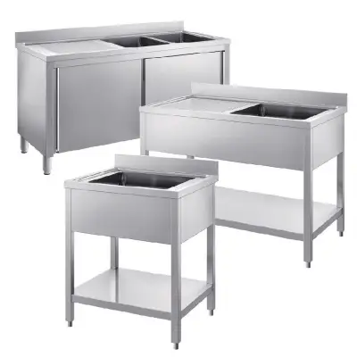 Stainless steel sinks