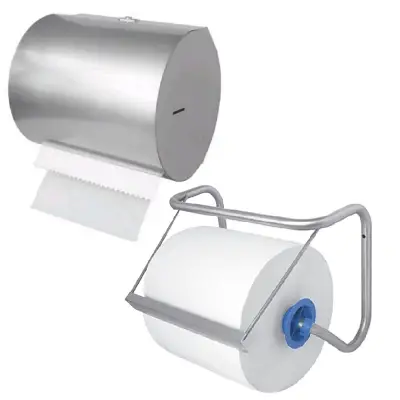 Paper roll dispensers Paper roll dispensers