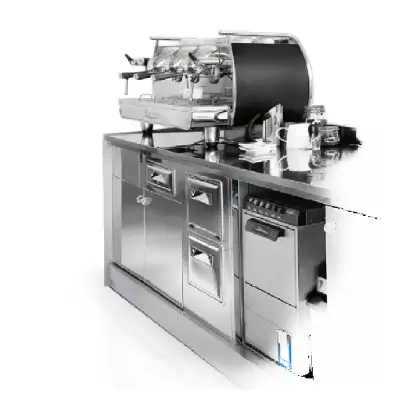 Back counters for coffee machines