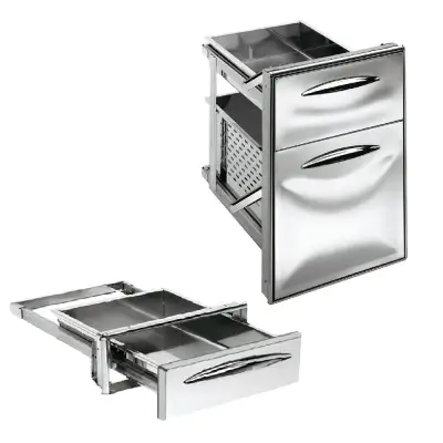 Stainless steel doors and drawers Stainless steel doors and drawers