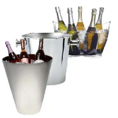Wine buckets and stands Wine buckets and stands