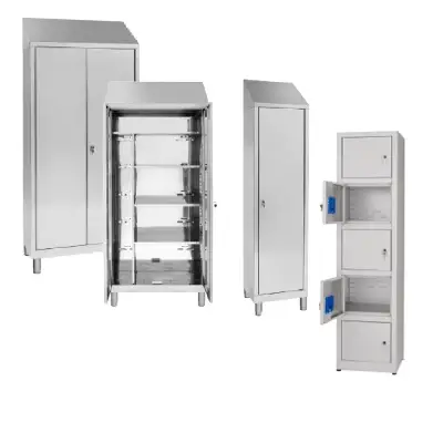 Stainless steel storage cupboards Stainless steel storage cupboards
