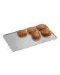 Perforated aluminum tray GN 1/1 cm 53x32,5x1 h - Resistant to temperatures up to 260°C