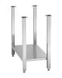 Stainless steel stand with shelf for induction hob - Dimensions cm L 36 x D 80 x H 66,3 - Weight Kg 5,93