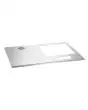 Stainless steel shelf M5 for SNACKPOINT 200 - Cut-out hole: Designed for induction wok IW35-EB, wok dimensions: L 330 x D 350 mm, control panel dimensions: L 150 x D 70 mm - Shelf dimensions mm L 375 x D 575 - 1 cable channel and ventilated holes - Dimens