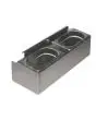 Stainless steel side pan holder - mod. 900222 - for mod. AUXILIUM and TEPPAN YAKI