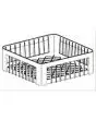 POLYPROPYLENE LARGE HOLES RACK - MOD. CQ/4016/LPL - Dimensions cm 40x40x16