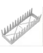 12 PLATE POLYPROPYLENE RACK - Dimensions cm 32x10x10
