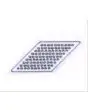 PERFORATED STAINLESS STEEL SHELF cm 53X32,5