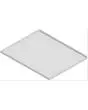 PERFORATED ALUMINIUM TRAY cm. 60 x 40 x 2