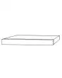 Insulation hood for oven mod. PFF - h 16 cm - To be added to each composition