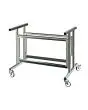 Stainless steel trolley with wheels for Mod. CM14/ 20