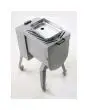 MEDIUM SIZED LEGS WITH CASTORS ( + cm 43,5 ) for Mixers 30 Kg and 50 Kg single-paddle