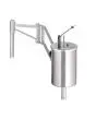 MIX DOSER - MOD. 1651362 - COMPLETE WITH BASE AND BRACKET - GRADE 18/10 STAINLESS STEEL BODY - TANK CAPACITY lt 6 - DIMENSIONS Cm L 42 x D 33 x h 50