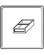 COUNTERTOP UNIT WITHOUT STAINLESS STEEL TOP FOR CASH REGISTER