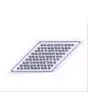 PERFORATED STAINLESS STEEL SHELF cm 46X32
