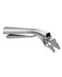 Cast aluminum oven tongs - Facilitate safe insertion and removal of baking dishes and trays - Dimensions cm 4x19x5,5h