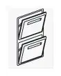 SELF EMPTYING STAINLESS STEEL TILT BIN FOR AMBIENT BACK COUNTER BASE UNIT FOR COFFEE MACHINE