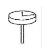 THERMOMETER MEASURES INTERNAL TEMPERATURE OF GLYCOL (SPARE PART)