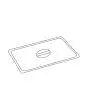 STAINLESS STEEL LID FOR GN PANS 1/6