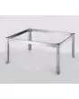 STAINLESS STEEL TABLE H 28 cm
