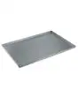 RECTANGULAR ALUMINIZED BAKERY AND PIZZERIA TRAY - DIMENSIONS mm. L 600 x D 400 x 20 H