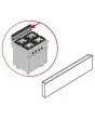 FLUE EXTENSION, DIMENSIONS cm L 35 x D 5 x 17 H