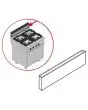 FLUE EXTENSION, DIMENSIONS cm L 120 x D 5 x 17 H