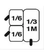 BASKET SET N. 2 x 1/6 GN + N. 1 x 1/3 GN