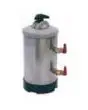 Manual water softener lt. 8 - Max recommended flow rate 1000 lt/h - Amount of salt required for regeneration 1,3 Kg - Dim. Cm L 20 x D 25,5 x h 42