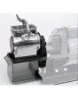 GRATER N.5 - Can be fitted to the same gearbox - Food-grade aluminium body and handle - Tin-coated steel roller