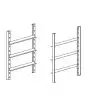 TRAY RACK KIT (RACKS + N.3 PAIRS TRAY RUNNERS INCLUDED) FOR MOD. FEP 4 / STOP 4