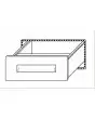 SECOND STAINLESS STEEL FILTER BEAT DRAWER (ACCESSORIES TO BE APPLIED TO THE BACK COUNTER)
