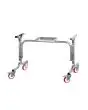 Stainless steel trolley with wheels (removable) for Mod. ELBA