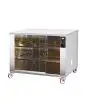 Thermal cabinet - For Mod. Capri and Elba 12/P 16/P and 24/P - Ventilated - Power kW 2 - Sliding front windows - Thermostat - Interior light - Intermediate shelf - Dimensions cm L 100 x P 52 x 98 H