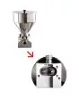 HOPPER SET DA 8L WITH INDIVIDUAL GEARS - Suitable for dosing thick and sticky sauces/creams with 3-4mm solid bits without breaking them (es. blueberries, chopped hazelnut, chocolate chips...) and other delicate products that cannot be compressed excessive