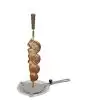 Plate holder for sword service at the table for Mod. Churrasco