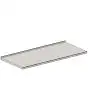 GREY POSTFORMING WORKTOP WITH ALUMINIUM PROFILE WALL-TOP FOR BACK BAR COUNTERS - Mod PPPAMP663/050 - DIM. Cm L 50 x D 67 x h 5,5 - CE STANDARDS