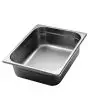 STAINLESS STEEL GASTRONORM 2/3 CONTAINERS H. 150 mm. - CAPACITY l. 13,2