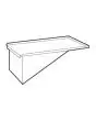 DRIPPING TRAY FOR PASTRY FRYERS - DIMENSIONS cm L 112,7 x D 39
