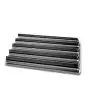 PERFORATED NON-STICK ALUMINIUM TRAY 5 CHANNELS FOR FRESH BAGUETTES cm 60x40