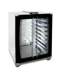 LEAVENER WITH MANUAL CONTROL - Mod. XLT133 - Capacity n. 8 trays cm 46x33 - Distance between the trays cm 7 - Max temperature 70°C - Single-phase power supply 230V/1/50-60Hz - Power kW 1,2 - Dimensions cm L 60 x P 65 x 75,7 h - Weight Kg 22