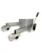 Basic Kit with Wheels for model BE-20/30/40 - Stainless steel structure - With lever - Designed for those who need to continuously move the planetary mixer