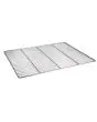NON-MAGNETIC LIGHT STEEL GRILL RACK mm. 600x400 - Structure ø 5 mm - N. 29 ribs ø 2 mm - N. 2 cross ribs ø 5 mm - Weight Kg. 0,85 - Suitable for ovens with C-shaped runners