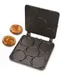 INTERCHANGEABLE MOULD - SHAPE: N. 5 ROUND WAFFLE Ø cm 9,5 x 1,1 - NON-STICK ALUMINIUM
