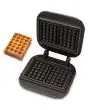 INTERCHANGEABLE MOULD - SHAPE: N. 2 RECTANGULAR WAFFLES cm L 10,5 x D 15 x h 2,3 - CAST IRON