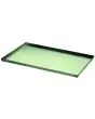 Teflon-coated aluminized steel tray 60x40x2h cm - Thickness 8/10 - Suitable for pizza and focaccias